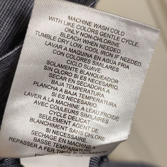 Ellen Tracy Gold Tasseled Half Zip Sleeveless Linen Blend Blouse Top Size Small - Picture 5 of 10